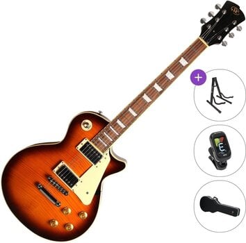 Guitare électrique SX EF3D Standard SET Desert Sunburst Guitare électrique - 1