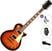 Guitare électrique SX EF3D Standard SET Desert Sunburst Guitare électrique