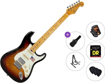 Elektrische gitaar SX SEA1PH Standard SET 3-Tone Sunburst Elektrische gitaar - 1