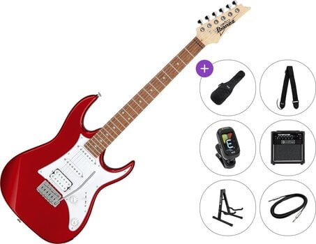 Guitarra eléctrica Ibanez GRX40-CA Premium SET Candy Apple Guitarra eléctrica - 1