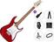Guitarra eléctrica Ibanez GRX40-CA Premium SET Candy Apple Guitarra eléctrica