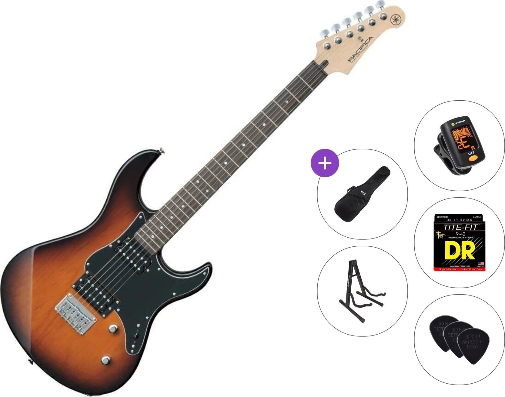 Chitarra Elettrica Yamaha Pacifica 120H Standard SET Tobacco Brown Sunburst Chitarra Elettrica