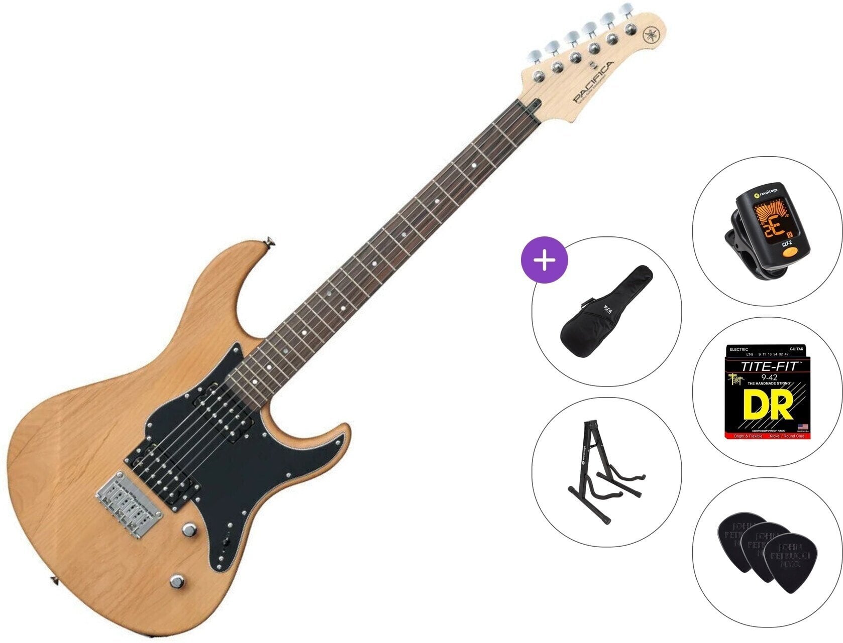 Gitara elektryczna Yamaha Pacifica 120H Standard SET Yellow Natural Satin Gitara elektryczna