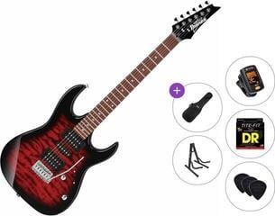 Elektrická gitara Ibanez GRX70QA-TRB Standard SET Transparent Red Burst Elektrická gitara