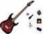 Chitarra Elettrica Ibanez GRX70QA-TRB Standard SET Transparent Red Burst Chitarra Elettrica
