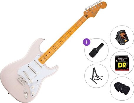 E-Gitarre Fender Squier Classic Vibe 50s Stratocaster MN Standard SET White Blonde E-Gitarre - 1