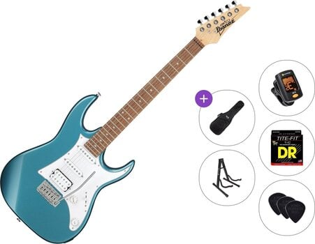 Guitarra eléctrica Ibanez GRX40-MLB Standard SET Metallic Light Blue Guitarra eléctrica - 1