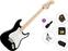 Električna kitara Fender Squier Affinity Series Stratocaster MN WPG Standard SET Black Električna kitara