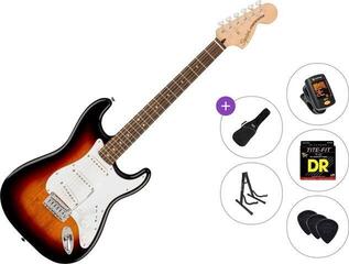 Elektrisk gitar Fender Squier Affinity Series Stratocaster Standard SET 3-Color Sunburst Elektrisk gitar