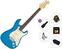 Guitarra eléctrica Vintage V6CAB Standard SET Candy Apple Blue Guitarra eléctrica