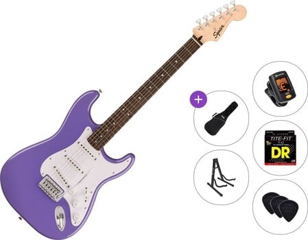 Chitarra Elettrica Fender Squier Sonic Stratocaster LRL Standard SET Ultraviolet Chitarra Elettrica - 1