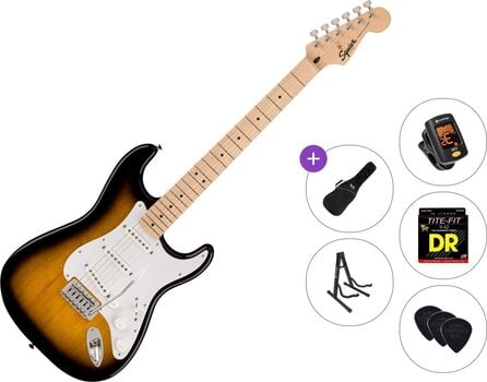 E-Gitarre Fender Squier Sonic Stratocaster MN Standard SET 2-Color Sunburst E-Gitarre - 1