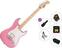 Elektrikitarr Fender Squier Sonic Stratocaster HT H MN Standard SET Flash Pink Elektrikitarr