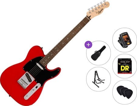 Elektrická gitara Fender Squier Sonic Telecaster LRL Standard SET Torino Red Elektrická gitara - 1