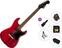 Električna kitara Fender Squier Paranormal Strat-O-Sonic Standard SET Crimson Red Transparent Električna kitara