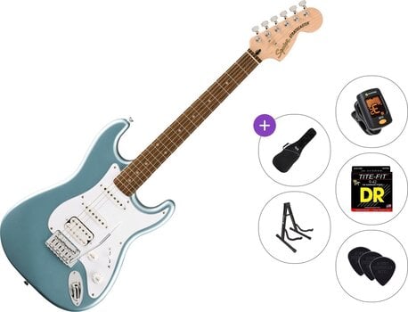 Elektrická gitara Fender Squier Affinity Series Stratocaster Junior HSS LRL Standard SET Ice Blue Metallic Elektrická gitara - 1