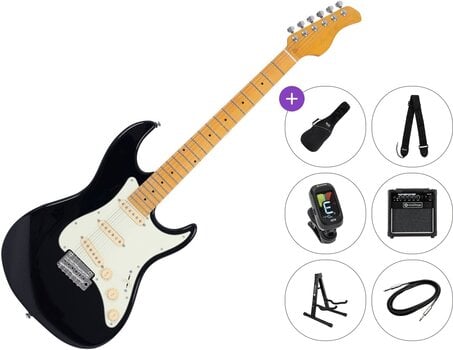 Elektromos gitár Sire Larry Carlton S5 Premium SET Black Elektromos gitár - 1
