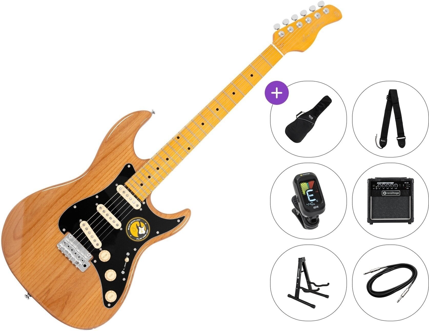 Elektrische gitaar Sire Larry Carlton S5 Premium SET Natural Elektrische gitaar