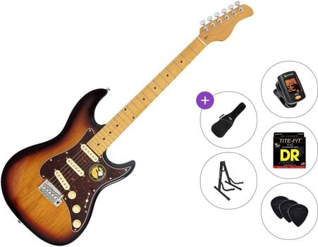 Elektrisk guitar Sire Larry Carlton S5 Standard SET 3-Tone Sunburst Elektrisk guitar - 1