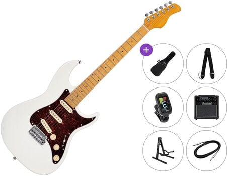 Sähkökitara Sire Larry Carlton S5 Premium SET Olympic White Sähkökitara - 1