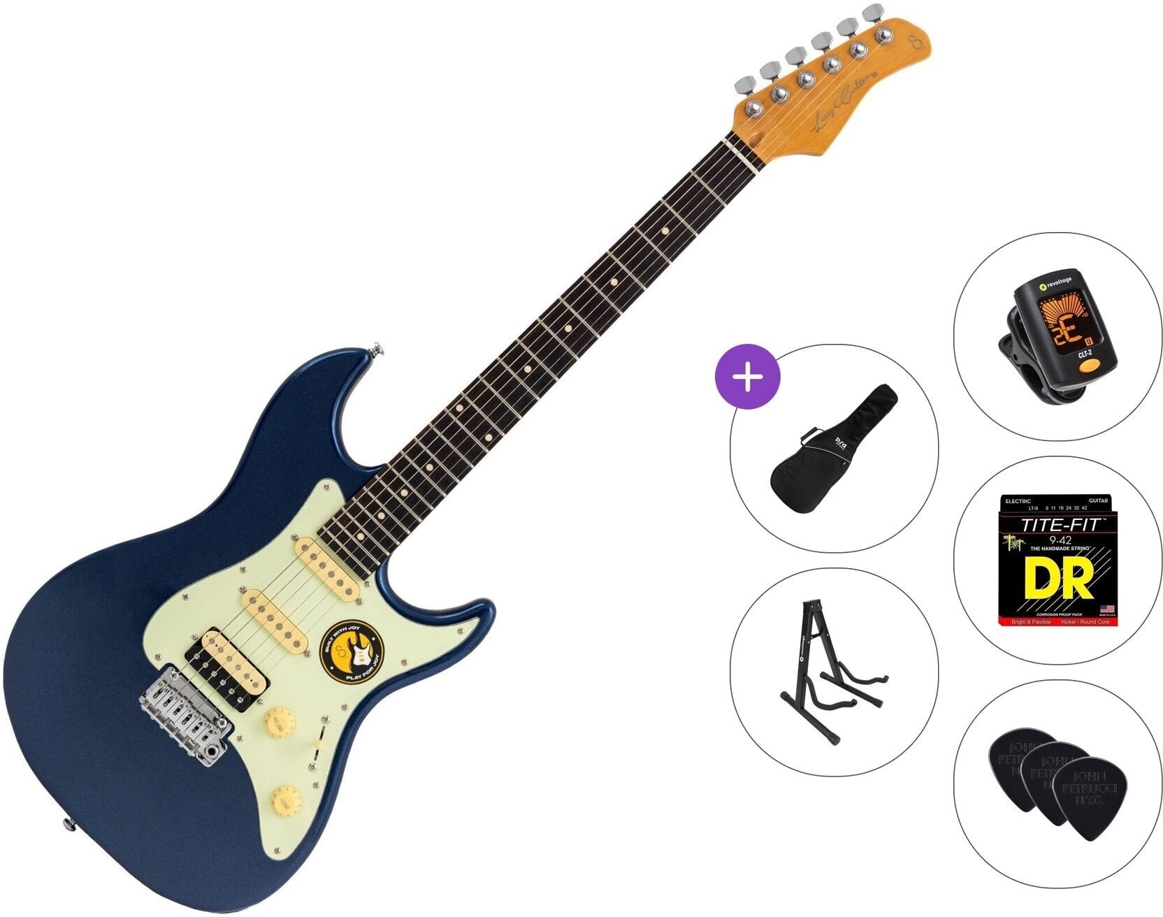 Električna kitara Sire Larry Carlton S3 HSS New Gen Standard SET Dark Navy Električna kitara