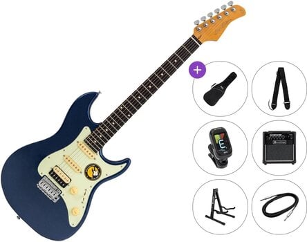 Električna kitara Sire Larry Carlton S3 HSS New Gen Premium SET Dark Navy Električna kitara - 1
