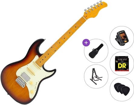 E-Gitarre Sire Larry Carlton S5 HSS Standard SET 3-Tone Sunburst E-Gitarre - 1
