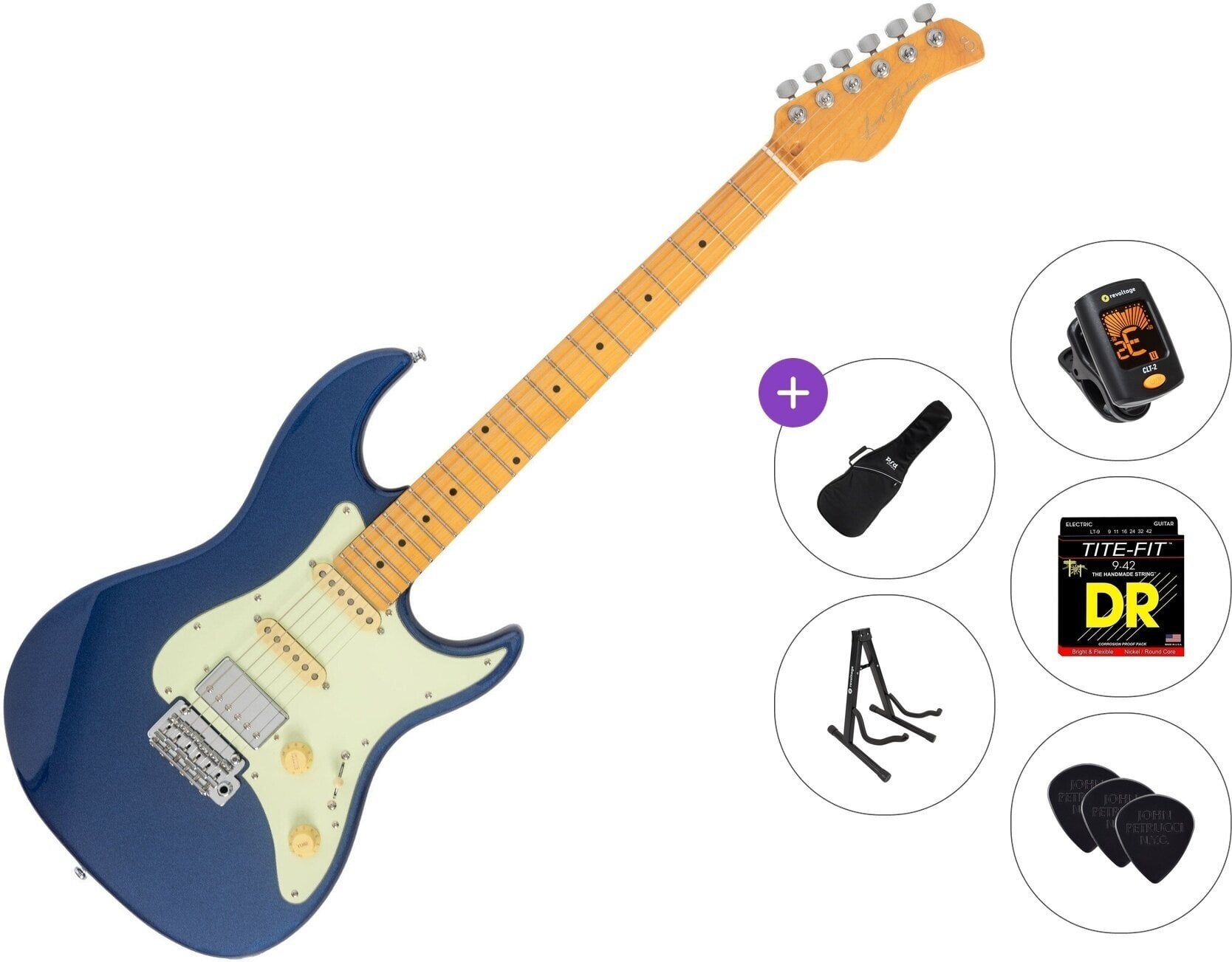E-Gitarre Sire Larry Carlton S5 HSS Standard SET Dark Navy E-Gitarre