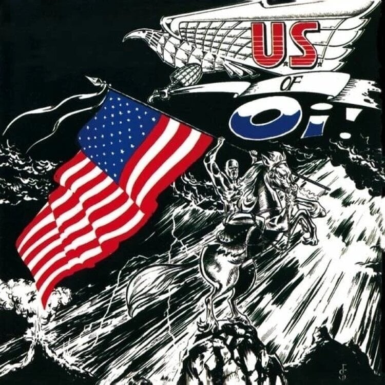 Disc de vinil Various Artists - U.S. Of Oi!, Vol. 1 (Red/Black Marbled Coloured) (LP)