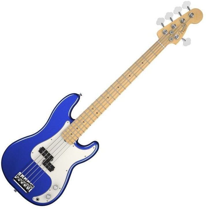 Baixo de 5 cordas Fender American Standard Precision Bass V Five String Mystic Blue