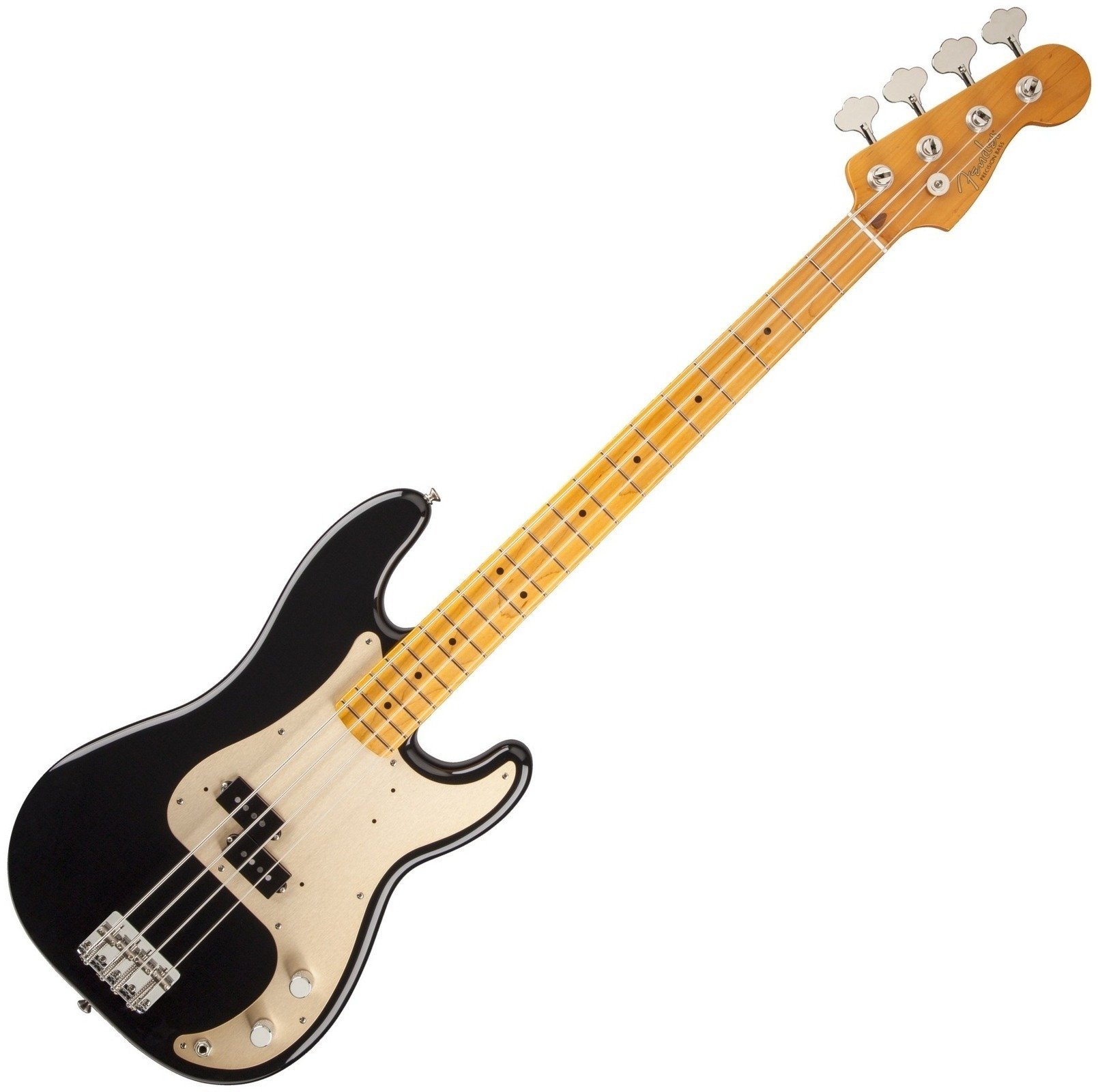 4-strängad basgitarr Fender 50s Precision Bass Lacquer Black