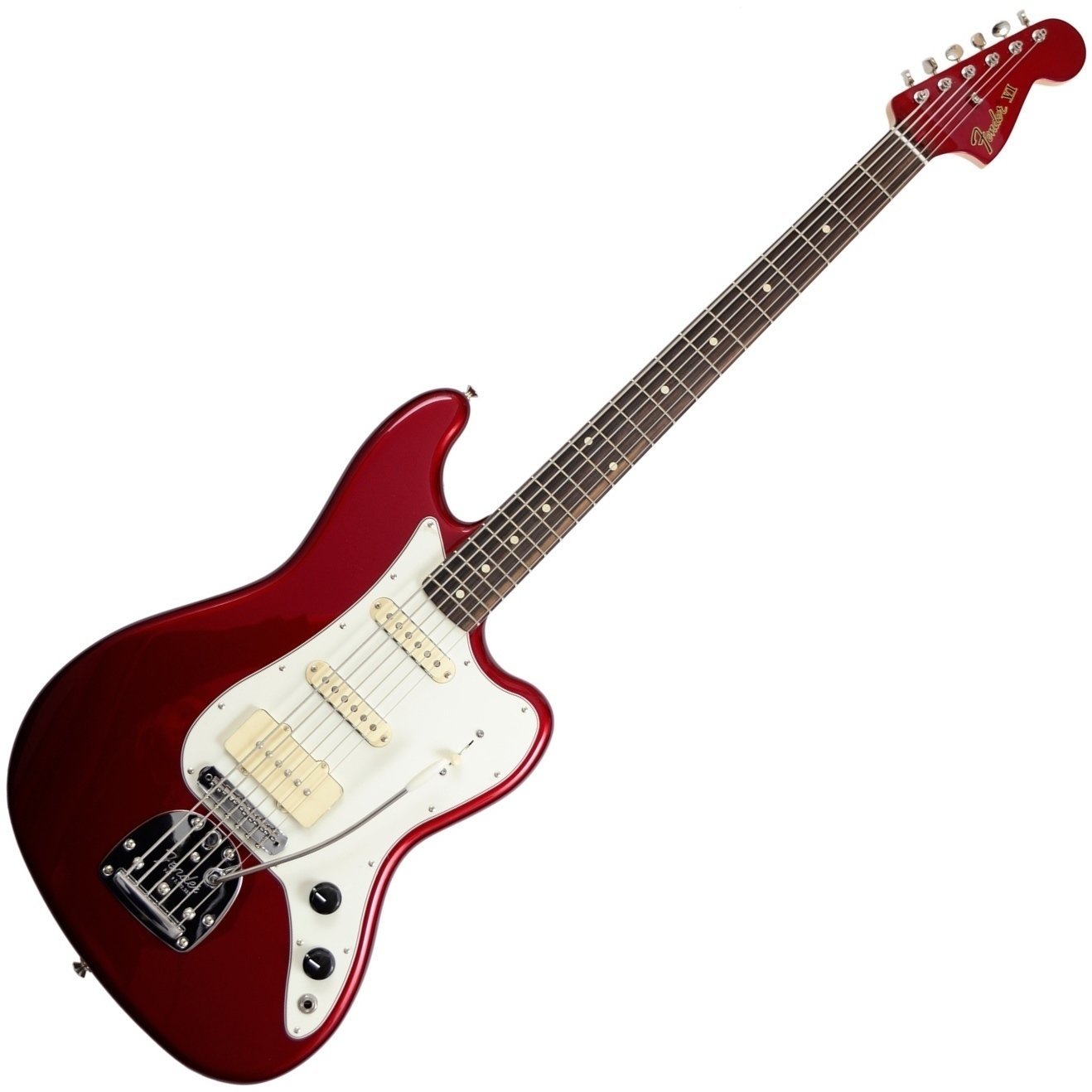 6χορδη Μπάσο Κιθάρα Fender Pawn Shop Bass VI Candy Apple Red