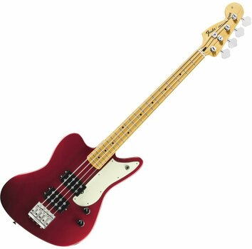 4-string Bassguitar Fender Pawn Shop Reverse Jaguar Bass Candy Apple Red - 1