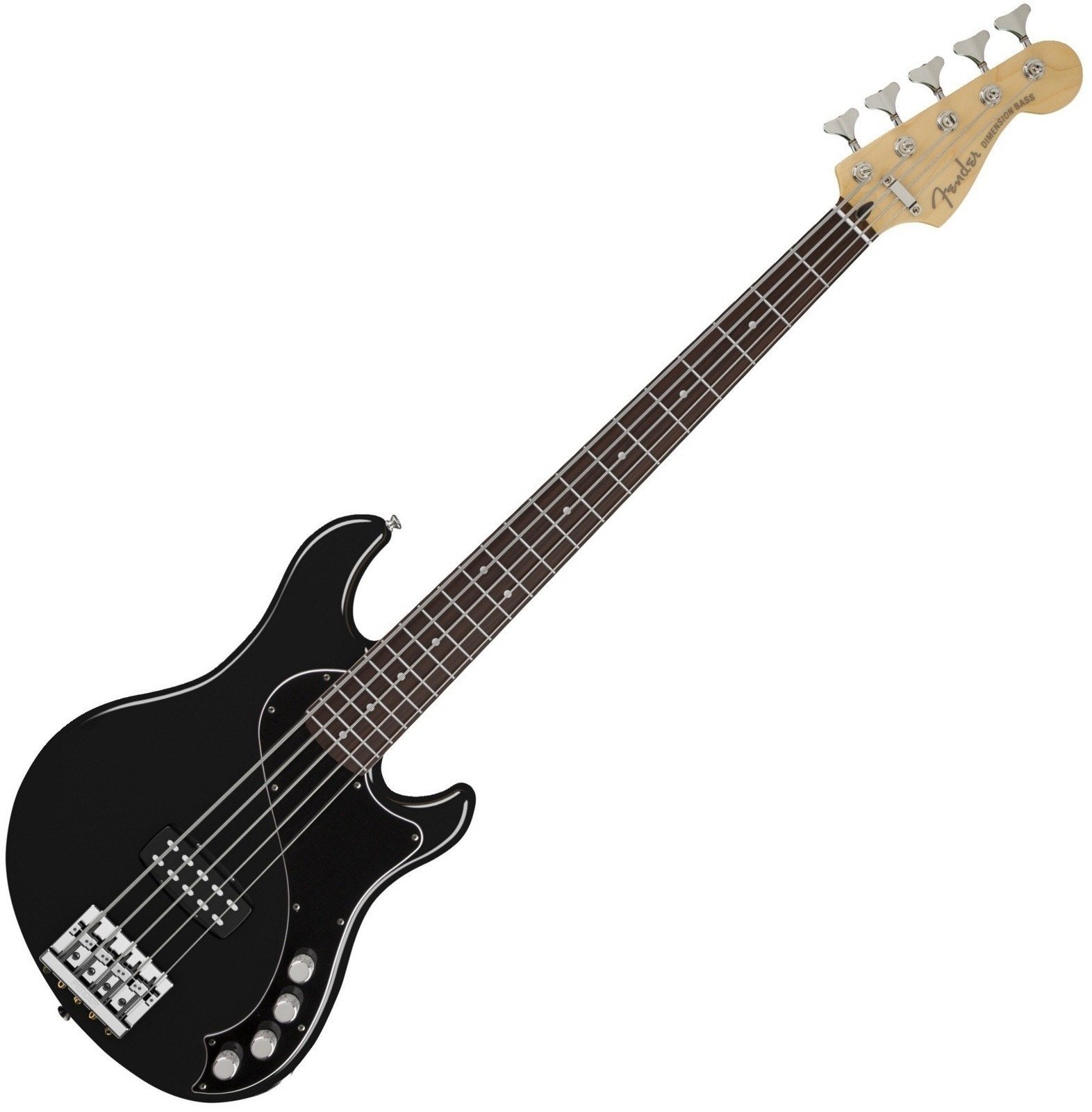 5-saitiger E-Bass, 5-Saiter E-Bass Fender Deluxe Dimension Bass V 5 string Black