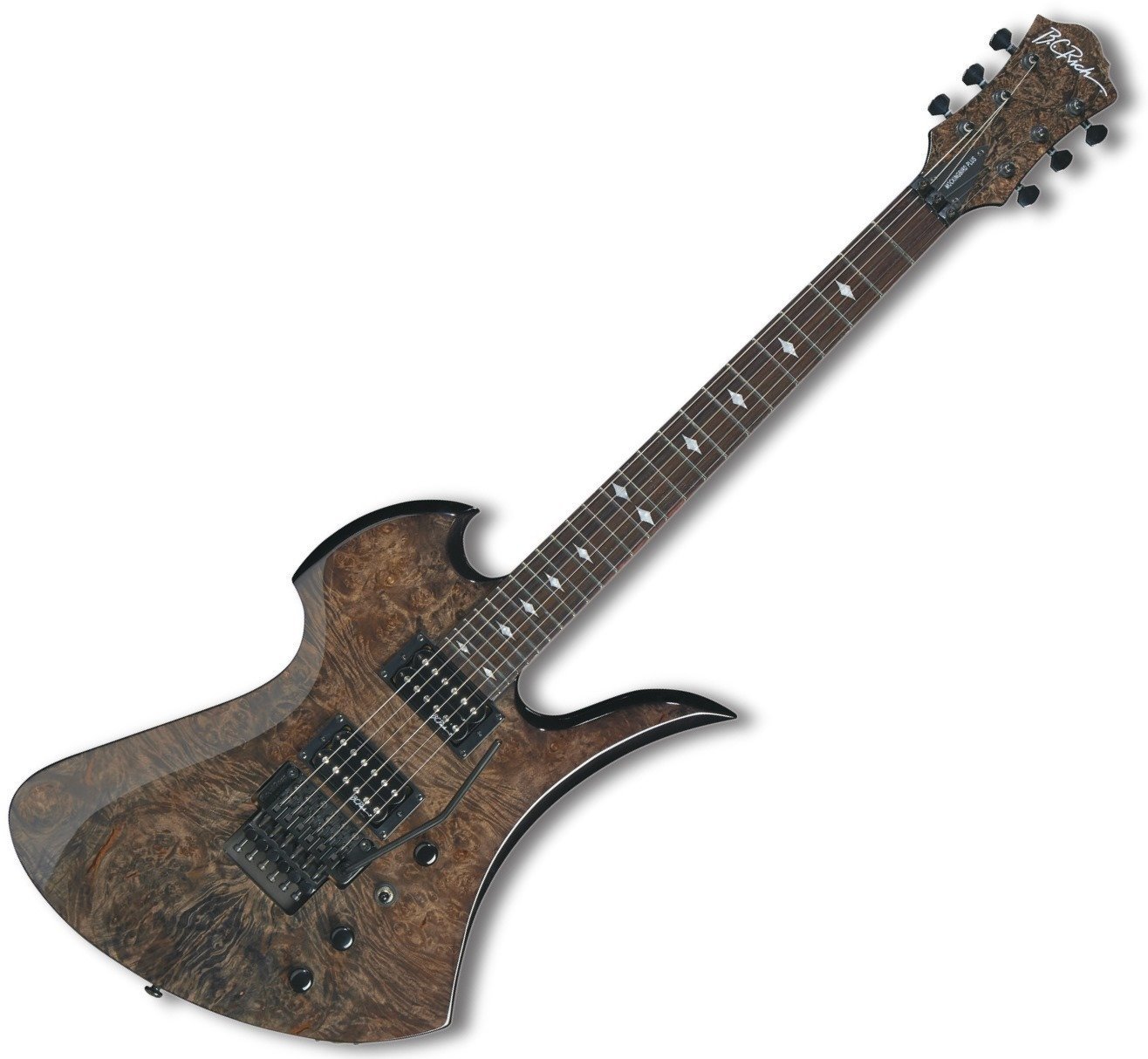Elektriska gitarrer BC RICH Mockingbird Plus FR Black Vapor