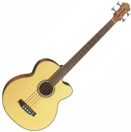 Acoustic Bassguitar Michael Kelly Firefly 4 String Natural Acoustic Bass