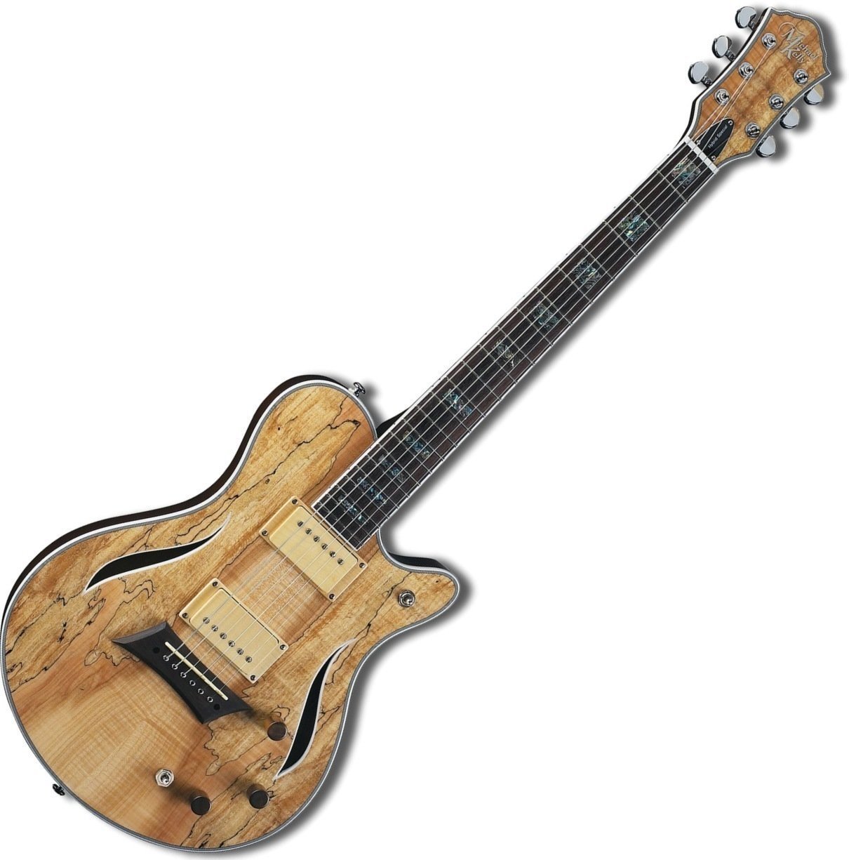 Jazz gitara Michael Kelly Hybrid Special Spalted M Spalted Maple