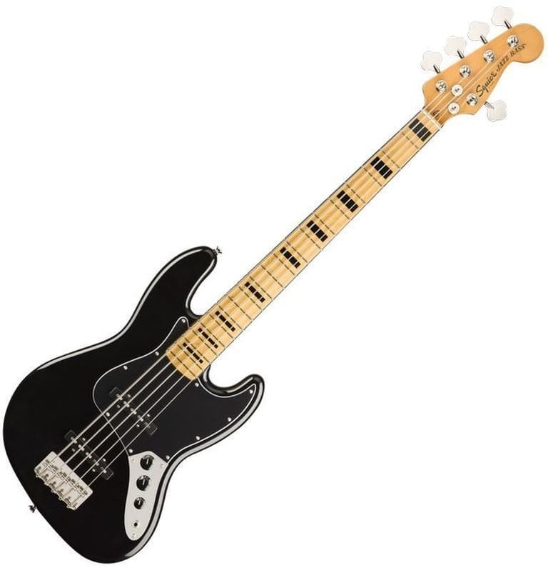 Fender Squier Classic Vibe '70s Jazz Bass V MN Negru