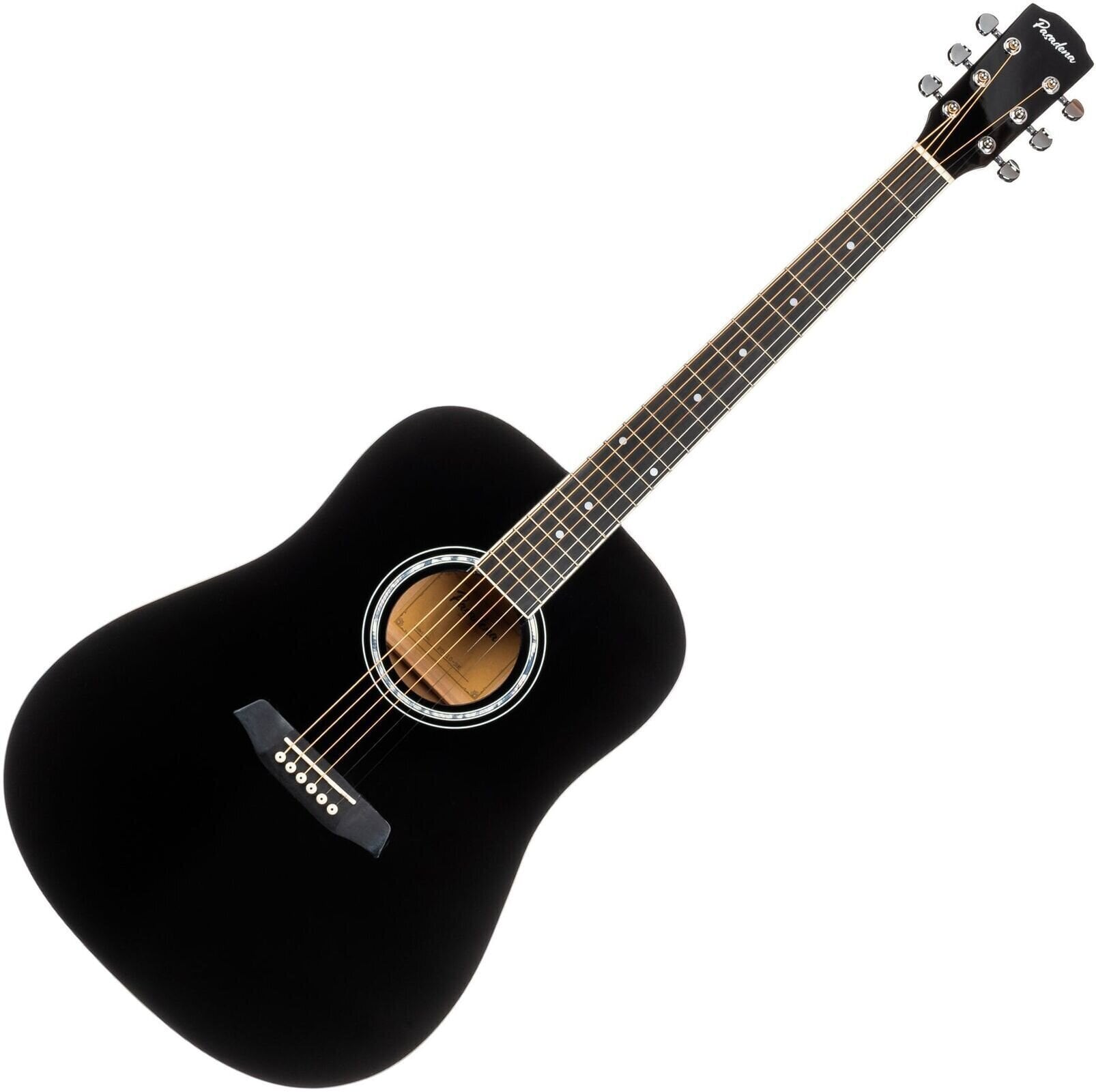 Dreadnought-gitarr Pasadena PD-10 Black Dreadnought-gitarr