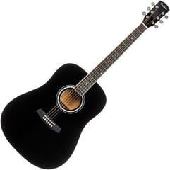 Dreadnought Guitar Pasadena PD-10 Black Dreadnought Guitar