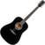 Dreadnought-gitarr Pasadena PD-10 Black Dreadnought-gitarr