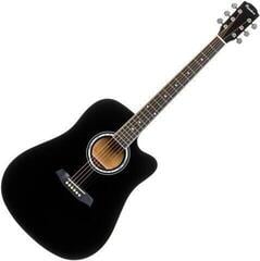 Dreadnought Guitar Pasadena PDC-10 Black Dreadnought Guitar