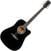 Dreadnought-gitarr Pasadena PDC-10 Black Dreadnought-gitarr