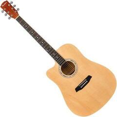 Dreadnought Guitar Pasadena PDC-10L Natural Dreadnought Guitar