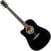 Dreadnought Elektro-Akustikgitarren Pasadena PDC-10LE Black Dreadnought Elektro-Akustikgitarren