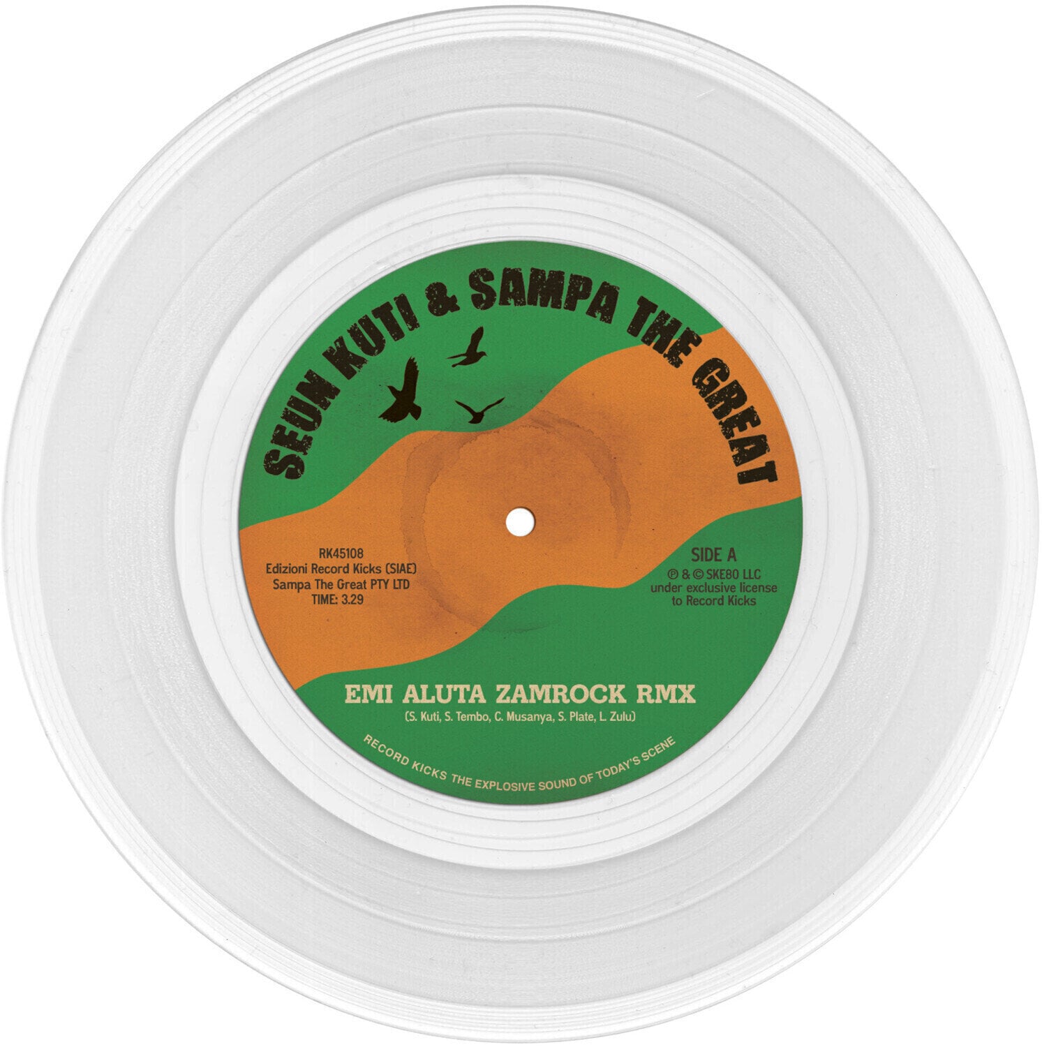 Vinyl Record Seun Kuti & Sampa The Great & Seun Kuti + Egypt 80 - Emi Aluta (Coloured) (7")