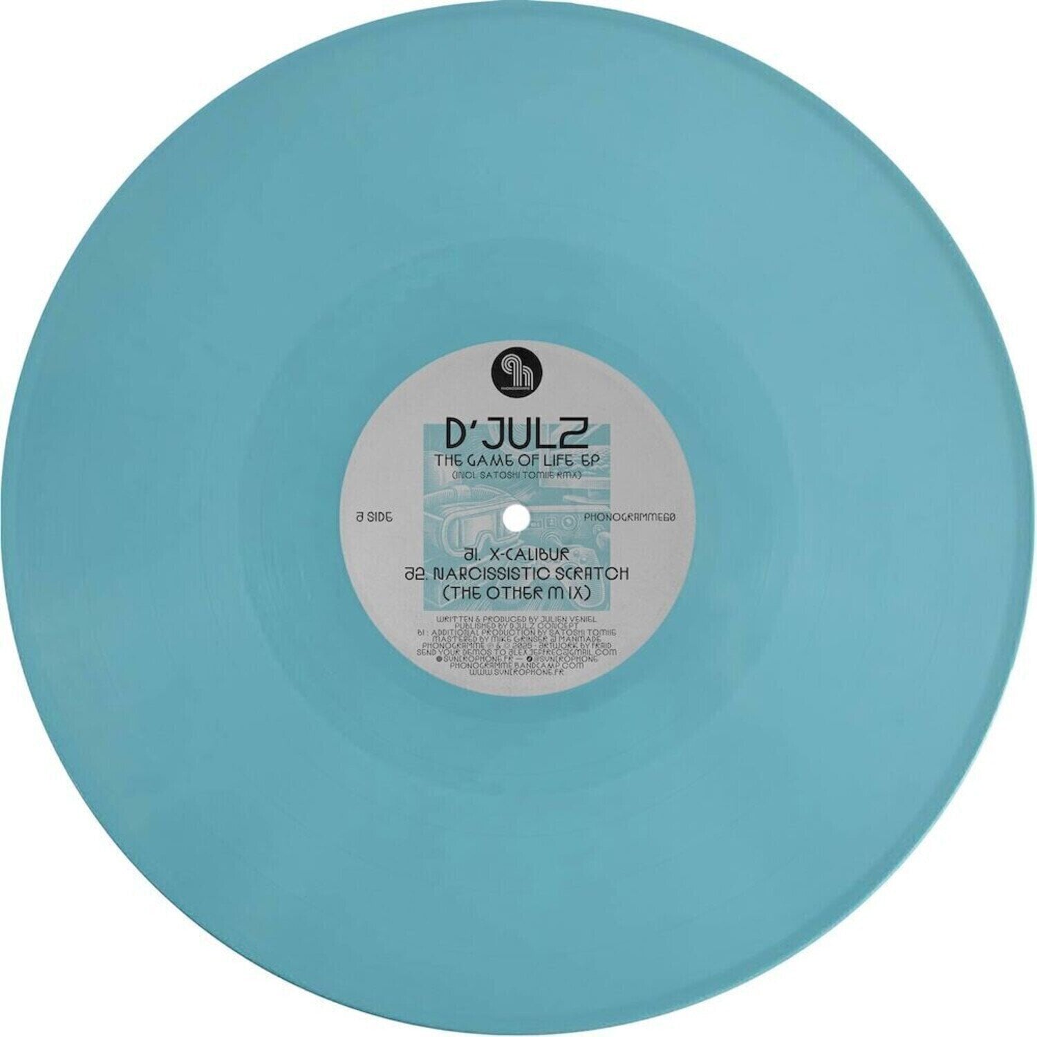 Vinylskiva D'Julz - The Game Of Life EP (Blue Coloured) (LP)