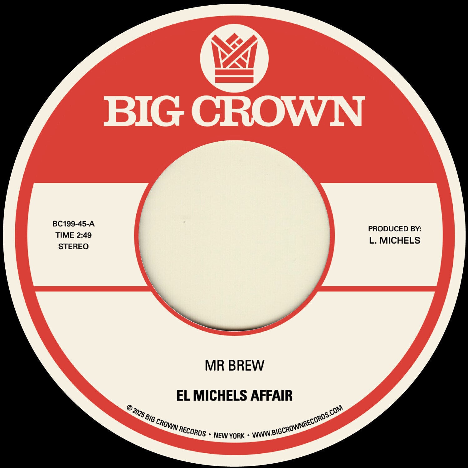 Vinyl Record El Michels Affair - Mr Brew (Limited Indie Edition) (7")
