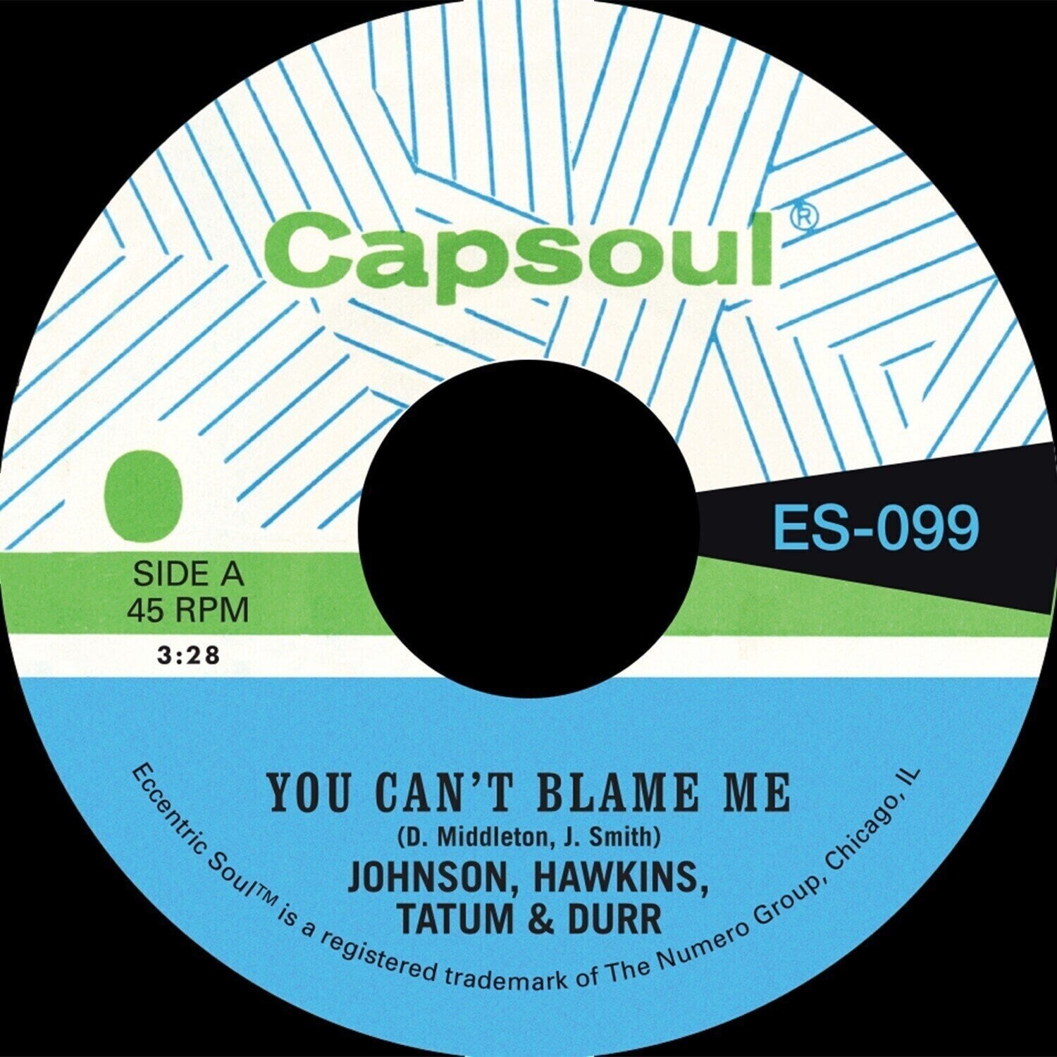 Vinyl Record Johnson, Hawkins, Tatum & Durr - You Can't Blame Me (Reissue) (7")