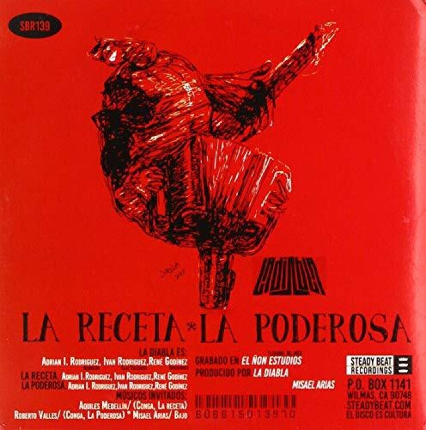 Vinylskiva La Diabla - La Receta / La Poderosa (7")